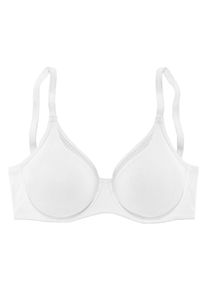 Nuance Damen T-Shirt-BH, Gr. 75, weiß, Microtouch, Obermaterial: 82% Polyamid (TACTEL), 18% Elasthan (LYCRA), Basic, BHs, mit Bügel und nahtlosen