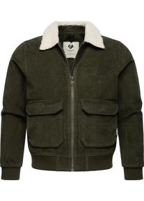 Ragwear Herren Cordjacke "Aviss", grün, sportlich, Gr. L, Obermaterial: 100% Baumwolle, Innenfutter: 100% Polyester, Wattierung: 100% Polyester,