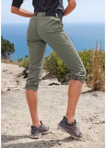 Vivance ACTIVE Damen Caprileggings, Gr. 50, grün, Obermaterial: 95% Polyamid, 5% Elasthan, unifarben, casual, Hosen, mit praktischen Taschen