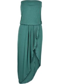 Urban Classics Damen Shirtkleid "Urban Classics Damen Ladies Viscose Bandeau Dress", grün, klassisch, Gr. 5XL, unifarben, 95% Viskose, 5% Elasthan,