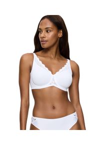 Triumph Damen Minimizer-BH "Amourette W01", Gr. 70, weiß, Microtouch, Spitze, Obermaterial: 68% Polyamid, 32% Elasthan, unifarben, elegant, BHs,