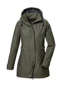 G.I.G.A. by Killtec Damen Softshellparka "GW 22 WMN SFTSHLL PRK", grün, sportlich, Gr. 36, G.I.G.A. DX BY KILLTEC, Oberstoff: Oberseite: 100% Polyester, Rückseite: 100%