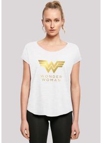 F4NT4STIC Damen T-Shirt "DC Comics Wonder Woman 84 Golden", weiß, casual, Gr. XL, Obermaterial: 100% Baumwolle, Shirts, Print