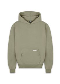 DROPSIZE Herren Kapuzensweatshirt "Dropsize Herren Super Heavy Blank Hoodie", grün, Gr. M, unifarben, 80% Baumwolle, 20% Polyester, Sweatshirts