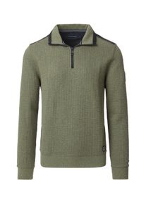 Casamoda Herren Sweatshirt "Casamoda Sweatshirt uni", grün, Gr. XXL, 78% Baumwolle, 19% Polyester, 3% Elasthan, Sweatshirts