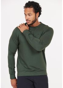 Virtus Herren Sweatshirt "Brent", grün, casual, Gr. L, unifarben, 66% Viskose, 30% Polyester, 4% Elasthan, Sweatshirts, aus angenehm weichem