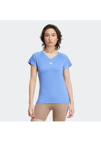 Damen T-Shirt "TR-ES MIN T", blau, sportlich, Gr. XL, adidas Performance, Obermaterial: 93% Polyester, 7% Elasthan, Shirts, Trainingsshirt,