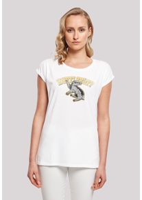 F4NT4STIC Damen T-Shirt "Harry Potter Hufflepuff Sport Emblem", weiß, casual, Gr. XS, Obermaterial: 100% Baumwolle, Shirts, Print