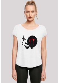 F4NT4STIC Damen T-Shirt "IT Film ES Stephen King Pennywise", weiß, casual, Gr. XXL, Obermaterial: 100% Baumwolle, Shirts, Print