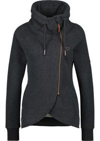 alife and kickin ALIFE & KICKIN Damen Sweatjacke "Damen MerylAK A", grau, Gr. S, 50% Baumwolle 50% Polyester, Sweatjacken