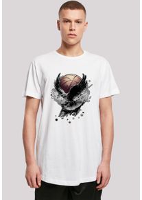 F4NT4STIC Herren T-Shirt "Basketball Adler", weiß, casual, Gr. XS, Obermaterial: 100% Baumwolle, Shirts, Print