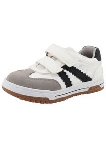 Lurchi Kinder Klettschuh "Berry 2", Gr. 27, schwarz-weiß, Lederimitat, Veloursleder, Glattleder, sportlich, Schuhe, Halbschuh, Freizeitschuh,