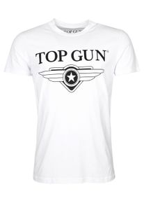 Top Gun Herren T-Shirt "Cloudy TG20191006", weiß, Gr. L, Obermaterial: 100% Baumwolle, Shirts