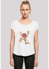 F4NT4STIC Damen T-Shirt "' Muppets Animal Classic'", weiß, casual, Gr. XXL, Obermaterial: 100% Baumwolle, Shirts, Print