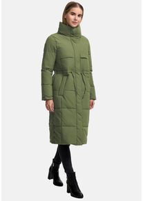 Navahoo Damen Wintermantel "Der Wahnsinn 14", grün, modisch, Gr. S, Obermaterial: 100% Polyester (recycelt), Futter: 100% Polyester, Wattierung: 100%