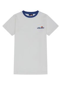 Ellesse Kinder T-Shirt, weiß, sportlich, Gr. 140, unifarben mit Farbeinsätzen, kontrastfarbene Details, Jersey, Obermaterial: 100% Baumwolle, Shirts,
