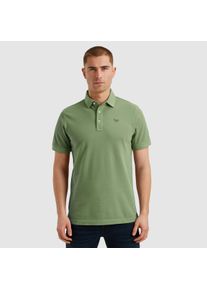 PME-Legend PME LEGEND Herren Poloshirt, grün, casual, Gr. XXL, unifarben, Piquu00e9, Obermaterial: 100% Baumwolle, Shirts, mit Logo Stickerei
