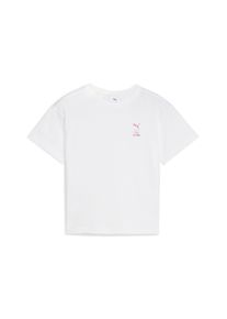 Puma Kinder T-Shirt "Puma x HELLO KITTY AND FRIENDS Relaxed Graphic T-Shirt Mädchen", weiß, Gr. 104, bedruckt, Obermaterial: 100% Baumwolle; Rippe: