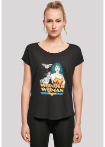 F4NT4STIC Damen T-Shirt "DC Comics Superhelden Wonder Woman Posing", schwarz, casual, Gr. S, Obermaterial: 100% Baumwolle, Shirts, Print