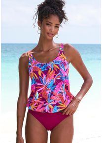 Buffalo Damen Bikini-Hose "Soleil", lila, Gr. 36, unifarben, Recycling-Polyamid, Badehosen