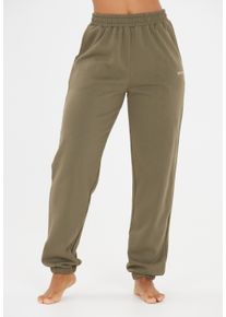 ENDURANCE ATHLECIA ATHLECIA Damen Sweathose "Giannis", grün, casual, Gr. 40, unifarben, 65% Polyester, 35% Baumwolle, Hosen, mit bequemem Dehnbund