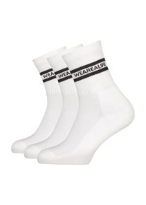 alife and kickin ALIFE & KICKIN Damen Tennissocken "Damen 3 PACK - HenjaAK", Gr. 35, weiß, 75% Baumwolle 20% Polyester 3% Polyamid 2% Elastan, Socken, sportliche
