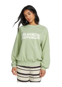 Billabong Damen Sweatshirt "The Waves", grün, Gr. L, 55% Baumwolle, 25% Baumwolle, 20% Polyester, Sweatshirts
