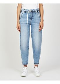 Gang Damen Weite Jeans "Gang Jeans Balloon 94VIA JOGGER", blau, Gr. 31, 79% Baumwolle, 19% Polyester, 2% Elasthan, Jeans