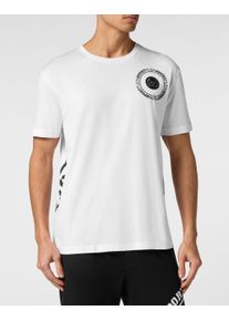 Plein Sport Herren T-Shirt "Carbon Tiger", weiß, Gr. XL, Obermaterial: 100% Baumwolle, Shirts
