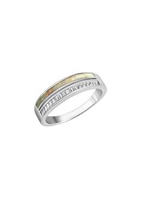 Vivance Damen Fingerring "925-Sterling Silber rhodiniert Zirkonia", 058 (18,5), Silber 925 (Sterlingsilber), weiß, Silber 925 (Sterlingsilber),