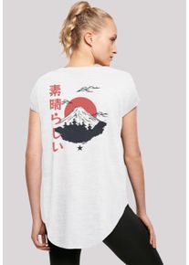 F4NT4STIC Damen T-Shirt "Mount Fuji", weiß, casual, Gr. XXL, Obermaterial: 100% Baumwolle, Shirts, Print