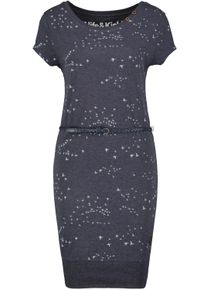 alife and kickin ALIFE & KICKIN Damen Blusenkleid "Damen ColetteAK B", blau, Gr. XS, 65% Baumwolle 35% Polyester, Kleider