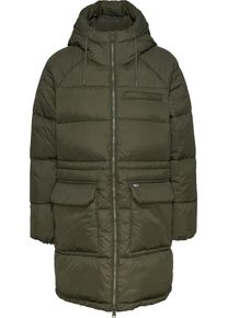 Tommy Jeans Damen Steppjacke "TJW MIDI ASPEN PUFFER", grün, casual, Gr. XS, unifarben, Web, Obermaterial: 100% Polyamid. Futter: 100% Polyester.