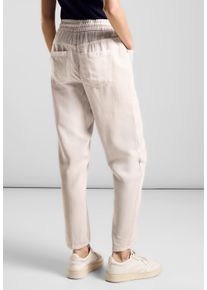 Street One Damen Loose-fit-Jeans, weiß, casual, Gr. 33, unifarben, Jeans, 100% Lyocell, Jeans, High Waist