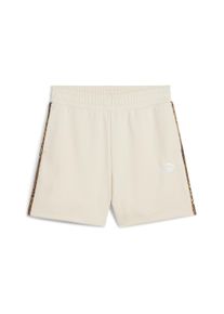 Puma Damen Sporthose "Essentials Graphic Animal 5" Shorts Damen", weiß, Gr. S, animal-print, 68% Baumwolle, 32% Polyester, Hosen