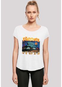 F4NT4STIC Damen T-Shirt "Die Familie Feuerstein Champions Of Bedrock Bowl", weiß, casual, Gr. XXL, Obermaterial: 100% Baumwolle, Shirts, Print