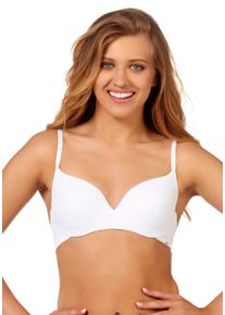 After Eden Damen Bügel-BH "SOPHIA", Gr. 80, weiß, Obermaterial: 83% Nylon, 17% Elasthan, unifarben, feminin, BHs, mit schlichtem Design