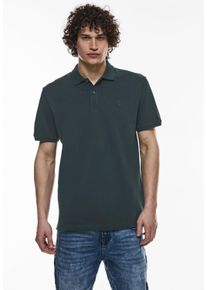 Street One MEN Herren Poloshirt, grün, casual, Gr. XL, unifarben, Web, 100% Baumwolle, Shirts, in Unifarbe
