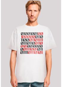 F4NT4STIC Herren T-Shirt "I love you 01001001 Binary Code Valentinstag", weiß, casual, Gr. 5XL, Obermaterial: 100% Baumwolle, Shirts, Premium Qualität