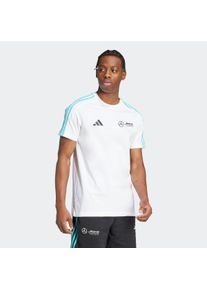 Herren T-Shirt "MER DNA TEE M", schwarz-weiß, sportlich, Gr. S, adidas Performance, Obermaterial: 100% Baumwolle, Shirts, Mercedes AMG Männer
