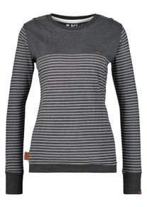 alife and kickin ALIFE & KICKIN Damen Langarmshirt "Damen LeonieAK Z", grau, Gr. XS, 95% Baumwolle 5% Elasthan, Shirts