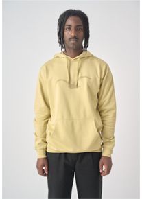 Cleptomanicx Herren Kapuzensweatshirt "Mowe", grün, sportlich, Gr. M, bedruckt, 100% Baumwolle, Sweatshirts, mit Logo-Druck
