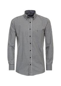 Casamoda Herren Langarmhemd "Casamoda Freizeithemd kariert", grün, Gr. XXL, kariert, 100% Baumwolle, Hemden