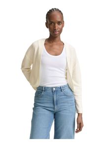 Damen Cardigan, weiß, casual, Gr. XL, Tom Tailor Denim, unifarben, Strick, Obermaterial: 55% Polyacryl, 45% Polyamid, Strickjacken