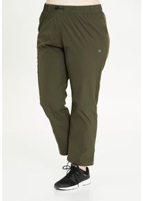 Q BY ENDURANCE Damen Sweathose "CARPO", grün, casual, Gr. 50, unifarben, 88% Polyamid, 12% Elasthan, Hosen, mit hochwertigem Funktionsstretch