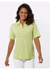 Casual Looks Damen Poloshirt "Poloshirt", grün, Gr. 40, unifarben, 100% Baumwolle, Webware:100% Baumwolle, Shirts