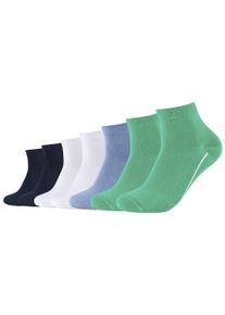 Camano Damen Kurzsocken "ca-soft", Gr. 43, grün, Baumwollmischung, unifarben, Socken, mit hohem Baumwollanteil