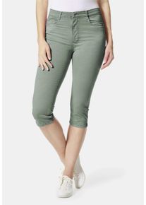 STOOKER WOMEN Damen 5-Pocket-Jeans "Capri Colour Skinny Fit", grün, casual, Gr. 42, Denim/Jeans, 68% Baumwolle, 28% Polyester, 4% Elasthan, Jeans,