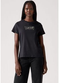 Levi's LEVI'S Damen Rundhalsshirt "THE PERFECT TEE"batwing iridescent r, klassisch, Gr. L, Jersey, Obermaterial: 100% Baumwolle, Shirts, mit Logo im