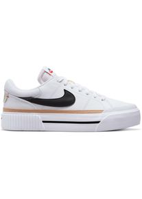 Nike Court Legacy Lift Sneaker Damen - weiß - Gr. 40 1/2 - Canvas
